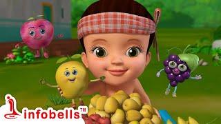 Chitti Pandla Vyapari - Pretend Play Kids Games | Telugu Rhymes and Kids Videos | Infobells