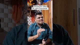 Influencers After IPL Got Cancelled : | sushant moolya vines