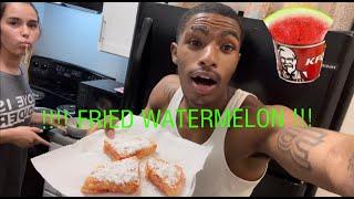 Lets Cook w/ Lilplayaplaya Ep.1 Fried Watermelon
