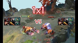 Lifestealer Naix vs Ursa | 30 Level Same items | WHO WILL BEAT? #dota2 #dota #wodota #1v1