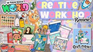 Toca Boca World | Creative Workshop Furniture Pack Review! (OUT NOW!) Toca Boca