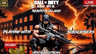  Call Of Duty Warzone Rebirth Island Live with Subscribers #callofduty #warzone #mw3 #bo6 #shorts