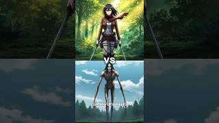 Will Mikasa be able to win the Titan War? #attackontitan #mikasaackerman #aot