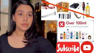 Flight Me Kya Kya Nahi Le Ja Sakte - Part 3 | Prohibited Items In Flight Baggage | Fly With Nisha