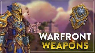 Alliance Warfront Weapons | Early Preview | World of Warcraft Battle for Azeroth!