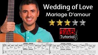 Mariage D'amour | Wedding of Love | Classical Guitar Tutorial + Sheet and Tab | Fingerstyle