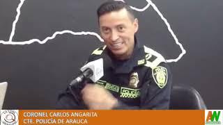 ENTREVISTA CON EL NUEVO COMANDANTE DE POLICIA DE ARAUCA, CORONEL CARLOS ANGARITA