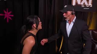 Me/Roxanne Perez (Backstage getting mad at the Boss)  WWE NXT July.23,2024