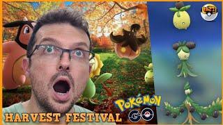 HARVEST FESTIVAL Event **ALL DETAILS** NEW SHINY SMOLIV DEBUT in Pokémon GO!