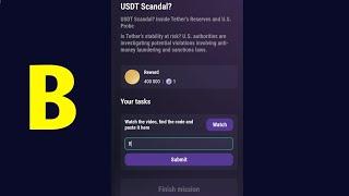 USDT Scandal? | Tapswap Code | USDT Scandal? Inside Tether's Reserves and U.S. Probe