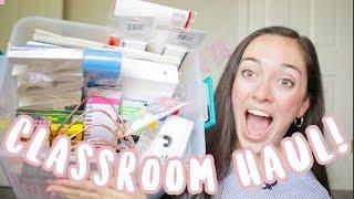 HUGE CLASSROOM HAUL 2019 | FIRST YEAR TEACHER HAUL