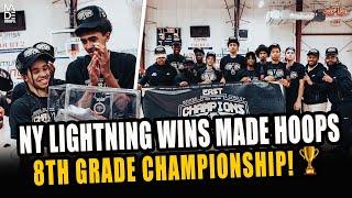 NY LIGHTNING WINS MADE HOOPS 8TH GRADE CIRCUIT!!  Dallas Baldwin MVP Performance!