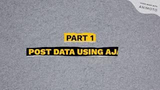 Get to know about ajax get and post method for beginners.