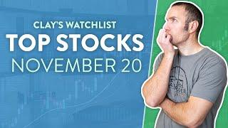 Top 10 Stocks For November 20, 2024 ( $MARA, $SMCI, $PRFX, $SOAR, $NVDA, and more! )