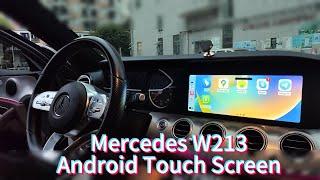 Mercedes Benz W213 Upgrade | A Large Android Touch Screen with Carplay