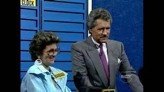 Ladies and Gentlemen, Alex Trebek (The Dishwasher blooper) 1988 Classic Concentration