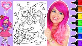 Coloring Kimmi The Clown Unicorn Coloring Page | Ohuhu Art Markers