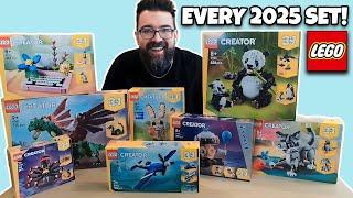 Building ALL 8 NEW LEGO Creator 3-in-1 Sets! Full January 2025 Range Review