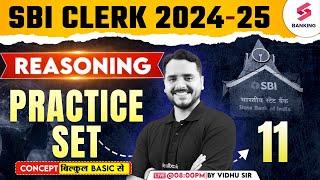 SBI Clerk 2024-25 Reasoning | SBI Clerk Reasoning Practice Set 11 | SBI Clerk Reasoning By Vidhu Sir