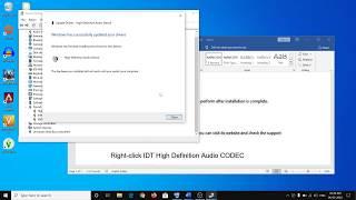 Fix IDT High Definition Audio CODEC Driver Error Windows Encountered a Problem Error 0x8007001f