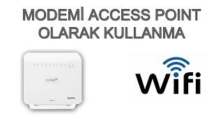 Modemi Access Point Olarak Kullanma - Zyxel VMG33312