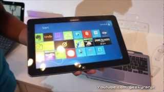 Samsung Ativ Smart PC Hands On - Windows 8 Hybrid Tablet PC