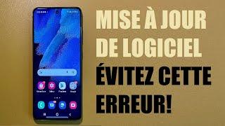 La meilleure façon de mettre à jour le logiciel de votre smartphone. Évitez cette erreur!