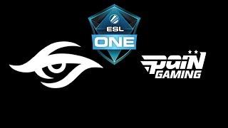 Secret vs paiN Gaming ESL One Hamburg 2018 Highlights Dota 2