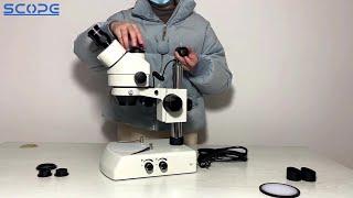 How to Install XTL7045 Stereo Microscope by Chongqing Scope Manufacturer