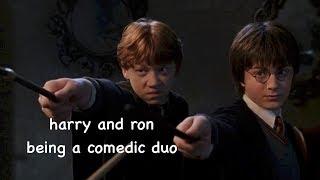 harry and ron being a comedic duo