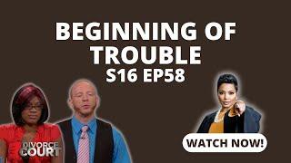 Beginning of Trouble: Divorce Court - Chrishauna vs. Carlton