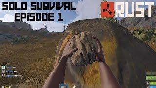 Solo Survival Episode 1 (Rust) - Trying to get started