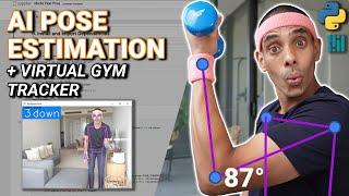 AI Pose Estimation with Python and MediaPipe | Plus AI Gym Tracker Project