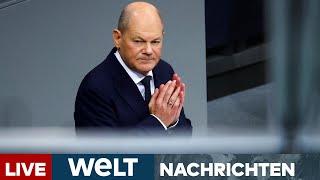 LIVE IM BUNDESTAG: Historischer Tag - Kanzler Scholz stellt die Vertrauensfrage | WELT Livestream