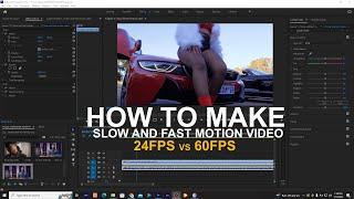 How to make slow and fast motion video in premiere pro