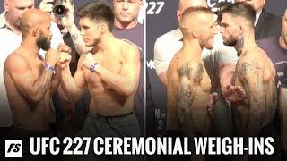 UFC 227 Ceremonial Weigh-Ins - FanSided MMA
