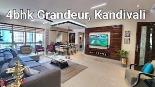 8 Crore, Exclusively Furnished 4bhk Grandeur Tower, Kandivali East