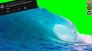 Tsunami Green Screen Effect + Sound FX | #TsunamiEffect | #mvstudio | Green Screen Tsunami Waves