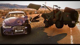 Realistic Car Crashes #12 ~ BeamNG Drive ~ Ceabb