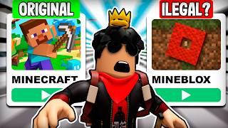 Probé las PEORES COPIAS de JUEGOS FAMOSOS en ROBLOX 