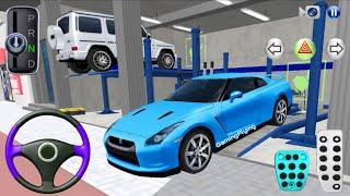 New Sedan Car Nissan GTR in Auto Repair Shop - 3D Driving Class New Update - 3D Driving Class Game