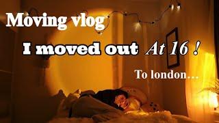 LONDON MOVING VLOG day 1| Im 16!! (HOUSE TOUR)