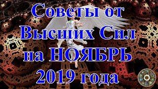 Советы от Высших Сил на НОЯБРЬ 2019 года.