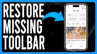 How to Get Google Chrome Toolbar Back (How to Restore the Missing Toolbar on Google Chrome)