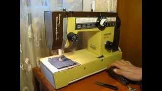 Sewing machine Швейная машина Veritas 8014/4143E test Джинс петля для пуговицы