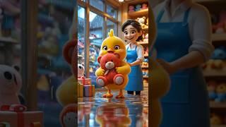 Tiny Teddy, Big Surprise! | Hello Chicken Story️ #aivideo #aicartoon