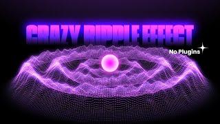 Ripple Effect in Adobe After Effects. No Plugins!