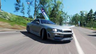 Nissan Skyline R34 DRIFT Forza Horizon 4 #shorts