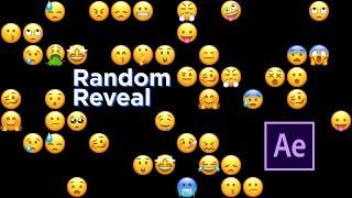 Randomly Reveal Layers & Emojis with Expressions