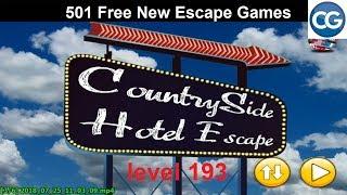 [Walkthrough] 501 Free New Escape Games level 193 - Country side hotel escape - Complete Game